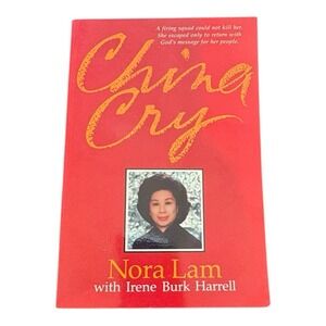 China Cry by Nora Lam 1987 5th Printing Christian Biography w/‎ Inserts